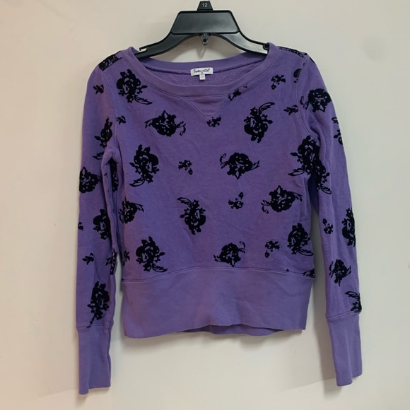 Splendid Black Rose Sweatshirt & Joe’s Jeans Jeggings - Picture 2 of 13